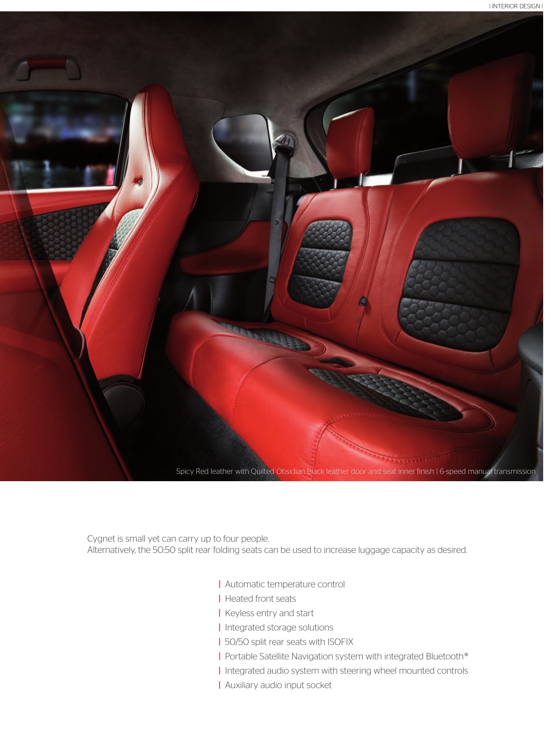 2012 Aston Martin Cygnet Brochure Page 36